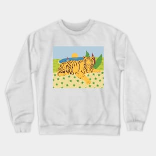 Great tiger Crewneck Sweatshirt